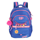 Mochila de Costas Juvenil Up4You Menina Escolar Faculdade Volta às Aulas Espaçosa Pompom Notebook Ponto Criativo