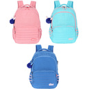 Mochila de Costas Escolar Stitch Disney Juvenil Feminino Organização Espaçosa Volta as Aulas Notebook