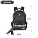 Mochila De Costas Juvenil Luffy Zoro One Piece Anime Volta As Aulas Espaçosa Resistente Escolar