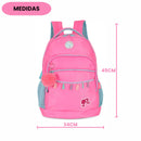 Mochila De Costas Barbie Escolar Preto Pink Infantil Meninas Volta As Aulas Passeio Viagem Durável