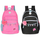 Mochila De Costas Barbie Escolar Preto Pink Infantil Meninas Volta As Aulas Passeio Viagem Durável