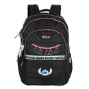 Mochila De Costas Stitch Disney Ohana Escolar Infantil Feminina Volta As Aulas Passeio Estudos Viagem