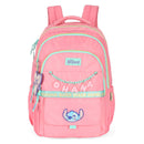 Mochila De Costas Stitch Disney Ohana Escolar Infantil Feminina Volta As Aulas Passeio Estudos Viagem