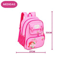 Kit Mochila de Costas Estojo Box Moranguinho Rosa Infantil Escolar Meninas Volta as Aulas