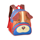 Mochila De Costas Cachorro Infantil Unissex Azul Vermelho Laranja Escolar Meninos Meninas