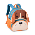 Mochila De Costas Cachorro Infantil Unissex Azul Vermelho Laranja Escolar Meninos Meninas