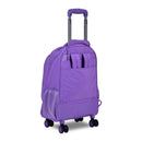 Mochila Carrinho Rebecca Bonbon Preto Rosa Lilás Escolar Juvenil Feminino Meninas Clio Megalomania