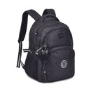 Kit Mochila de Costas Mala Bolsa Preto Lancheira Térmica Duas Alças Estojo Simples Meninas Juvenil Escolar Rebecca Bonbon Megalomania