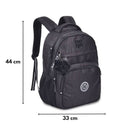 Mochila Costas Rebecca Bonbon Preto Juvenil Feminino Escolar Meninas Clio Megalomania