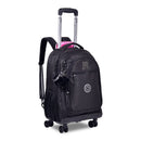 Mochila Carrinho Rebecca Bonbon Preto Juvenil Escolar Feminino Meninas Chaveiro Clio Megalomania