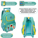 Mochila Carrinho 3 Palavrinhas Rodinhas Infantil Menino Escolar Volta as Aulas Espaçosa Youtube Viagem