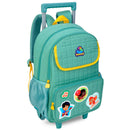 Mochila Carrinho 3 Palavrinhas Rodinhas Infantil Menino Escolar Volta as Aulas Espaçosa Youtube Viagem