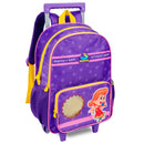 Mochila de Carrinho Infantil 3 Palavrinhas Rodinhas Menina Música Volta as Aulas Youtube Viagem