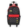 Mochila De Carrinho Super Mario Bros Nintendo Games Infantil Escolar Rodinhas Volta As Aulas Passeio Viagem