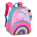 Mochila De Costas Unicornio Grande Espaçosa Infantil Escolar Meninas Feminina
