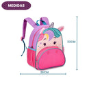 Mochila De Costas Unicornio Grande Espaçosa Infantil Escolar Meninas Feminina