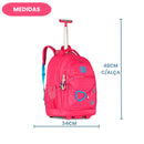 Mochila Carrinho Juvenil Rebecca Bonbon Feminino Escolar Youtuber Volta as Aulas Passeio Viagem Clio