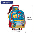 Mochila de Carrinho Galinha Pintadinha Infantil Escolar Passeio Volta as Aulas Criança
