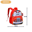 Mochila de Costas Mala Bolsa Azul Vermelho Infantil Masculino Escolar Clio