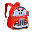 Mochila de Costas Mala Bolsa Azul Vermelho Infantil Masculino Escolar Clio