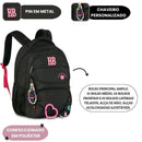 Mochila de Costas Rebecca BonBon Escolar Voltas as Aulas Resistente Juvenil Passeio Estilo Youtuber