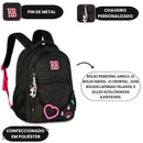 Mochila Costas Rebecca Bonbon Roxa Juvenil Feminina Escolar Volta as Aulas Passeio Viagem Youtuber