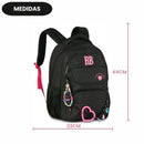 Mochila de Costas Rebecca BonBon Escolar Voltas as Aulas Resistente Juvenil Passeio Estilo Youtuber