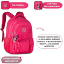 Mochila de Costas Juvenil Rebecca Bonbon Feminino Estilosa Escolar Viagem Passeio Volta as Aulas