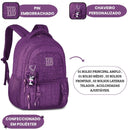 Mochila de Costas Juvenil Rebecca Bonbon Feminino Estilosa Escolar Viagem Passeio Volta as Aulas