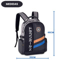 Kit Mochila de Costas e Estojo Box 100 Pens Dragon Ball DZ Volta As Aulas Estudo Passeio Juvenil