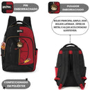 Kit Mochila De Costas e Estojo Duplo Harry Potter Quadribol Escolar Preto Volta As Aulas Passeio Estudos Viagem