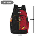 Kit Mochila De Costas e Estojo Duplo Harry Potter Quadribol Escolar Preto Volta As Aulas Passeio Estudos Viagem