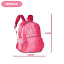 Mochila de Costas Princesas Mágicas Interativa Acende Luzes Menina Volta as Aulas Encanto Magia