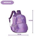 Mochila de Costas Princesas Mágicas Interativa Acende Luzes Menina Volta as Aulas Encanto Magia