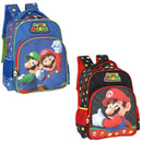 Mochila De Costas Super Mario Bros Luigi Nintendo Infantil Escolar Volta As Aulas Estudos Passeio Viagem