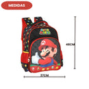 Mochila De Costas Super Mario Bros Luigi Nintendo Infantil Escolar Volta As Aulas Estudos Passeio Viagem