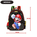 Mochila De Costas Super Mario Bros Escolar Gamer Infantil Volta As Aulas Viagem Passeio Nintendo