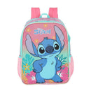 Mochila Costas Stitch Angel Disney Rosa Roxo Infantil Escolar Volta As Aulas Passeio Viagem Estudos