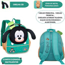 Mochila de Costas Pateta Tsum Tsum Infantil Disney Menino Escolar Volta as Aulas Viagem Passeio Clio