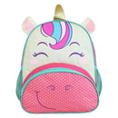Mochila de Costas Infantil Unicórnio Rosa Animais Escolar Menina - Clio Pets