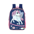 Mochila de Costas Unicórnio Up4You Escolar Azul Rosa Infantil Volta As Aulas Resistente Meninas