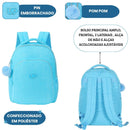 Mochila De Costas UP4YOU Juvenil Escolar Feminino Volta As Aulas Resistente Passeio Viagem Espaçosa