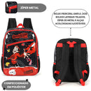 Kit Mochila De Costas e Estojo Simples Preto Enaldinho Youtuber UP4YOU Infantil Escolar Volta As Aulas