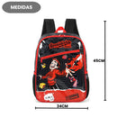 Kit Mochila De Costas e Estojo Simples Preto Enaldinho Youtuber UP4YOU Infantil Escolar Volta As Aulas