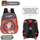Kit Mochila De Costas e Estojo Simples Enaldinho UP4YOU Youtuber infantil Escolar Menino Volta As Aulas Passeio Viagem Estudos