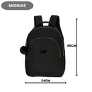 Mochila De Costas UP4YOU Juvenil Escolar Feminino Volta As Aulas Resistente Passeio Viagem Espaçosa