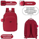 Mochila De Costas UP4YOU Juvenil Escolar Feminino Volta As Aulas Resistente Passeio Viagem Espaçosa