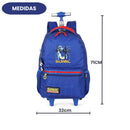 Kit Mochila De Rodinhas e Lancheira Térmica Sonic The Hedgehog Gamer Escolar Infantil Passeio Viagem Estudos