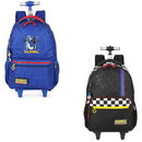Mochila De Rodinhas Sonic the Hedgehog Games Infantil Escolar Volta As Aulas Passeio Viagem Estudos
