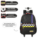 Mochila De Rodinhas Sonic the Hedgehog Games Infantil Escolar Volta As Aulas Passeio Viagem Estudos